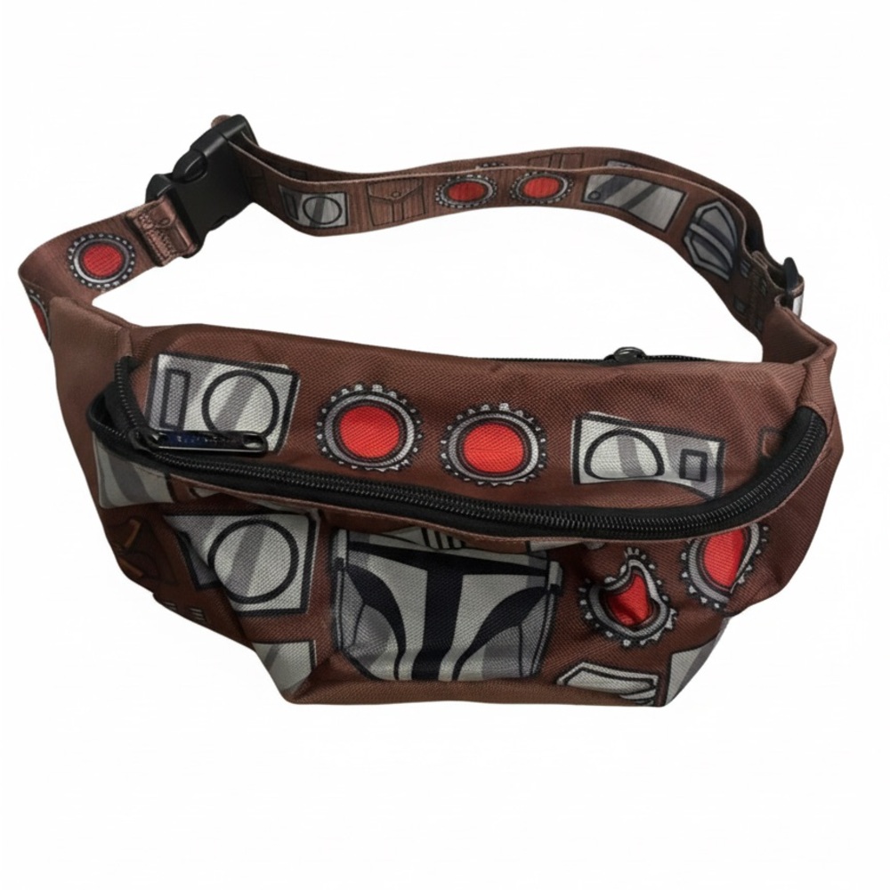 Star Wars Boba Fett Armor Fanny Pack - Mandalorian Bounty Hunter Waist Bag